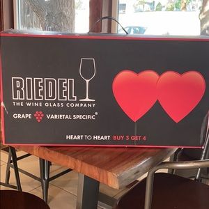 Riedel 4 piece Riesling glasses